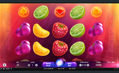 Berry Burst Mobile Slot at Electric Spins