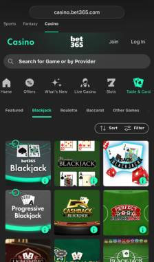 bet365 Blackjack Overview
