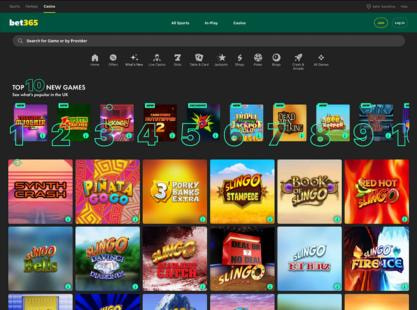 bet365 Desktop View