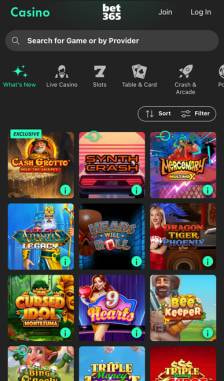 bet365 Games Overview
