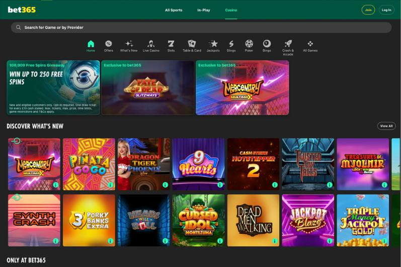 bet365 Homepage