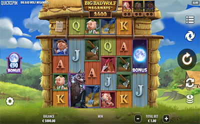 The Big Bad Wolf Megaways Slot at the Nomini Norway Online Casino