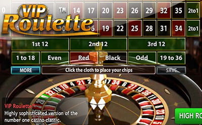 VIP Roulette at Big Time Gaming Casinos