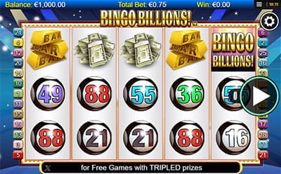 Bingo Billions Slot Mobile