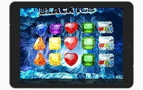 Black Ice Slot at Regent Mobile Casino iPad
