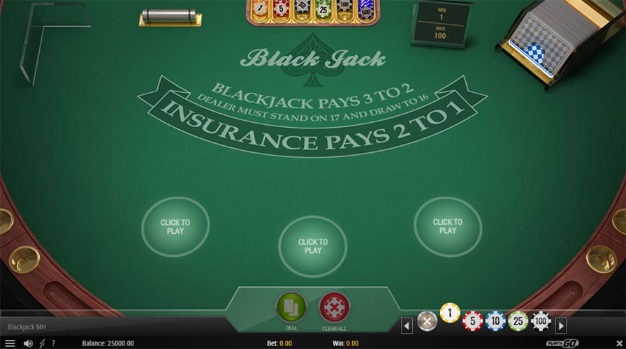 The Blackjack Multihand Demo