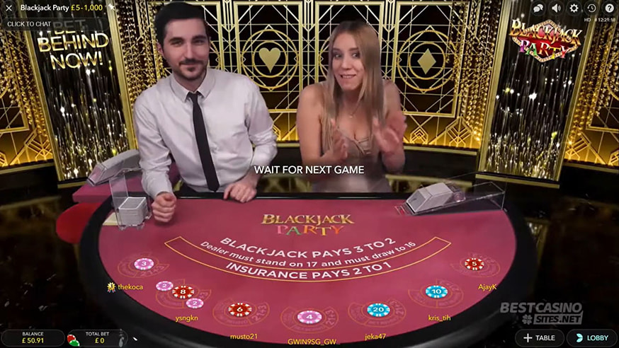 Blackjack Party gameplay screenshot