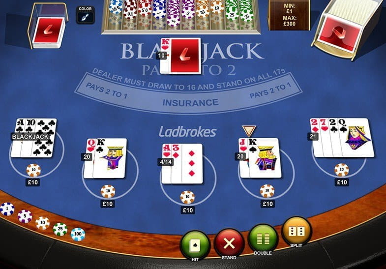 Blackjack Peek Demo Mode