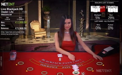 Blackjack Pro at Cheeky Win Live Casino