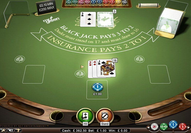  Blackjack Professional Series NetEnt