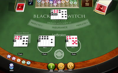 Blackjack Switch Offers Great Payouts