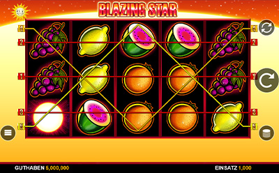 The Blazing Star Online Slot at Wheelz