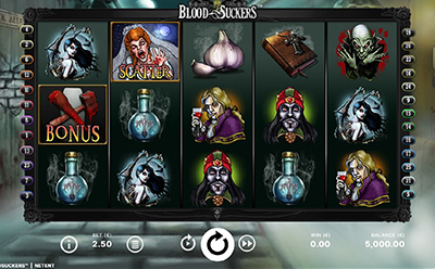The Blood Suckers Online Slot at PartySlots