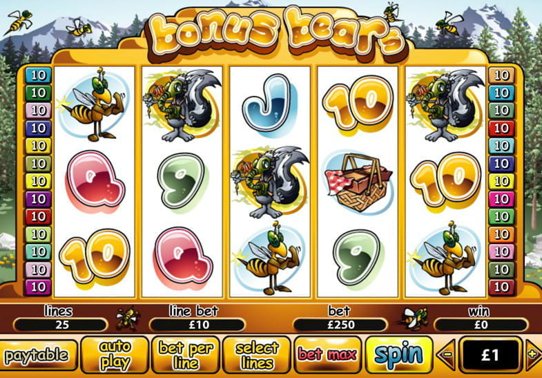 Free demo of the Bonus Bears Slot game