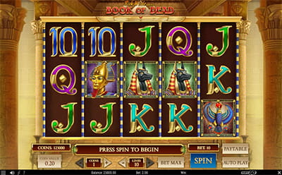 The Book of Dead Online Slot at Diamond7 Casino