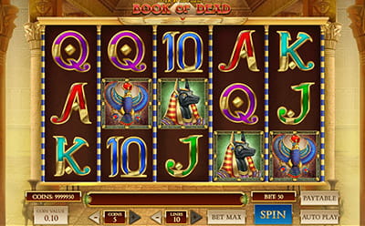 The Book of Dead Online Slot at DuxCasino