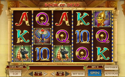 The Book of Dead Online Slot at Holland Casino