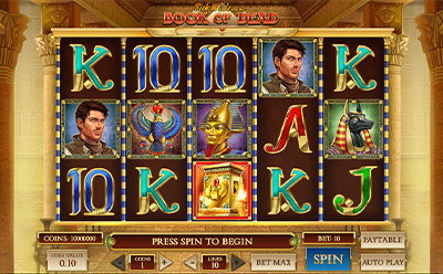 The Book of Dead Online Slot at Kansino