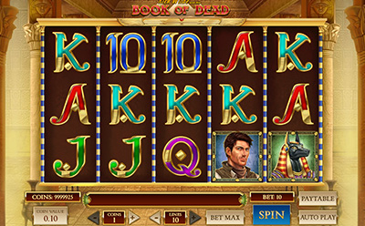 The Book of Dead Online Slot at Turbonino Casino