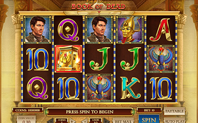 The Book of Dead Online Slot at Wunderino