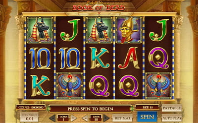 Book of Dead Slot Game at the Nomini Norway Online Casino