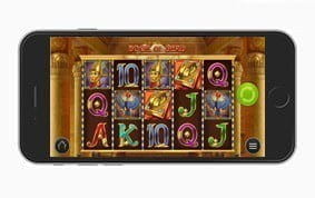 Book of Dead Slot Game at Gate 777 Mobile Casino on iPhone