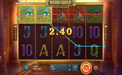 Book of Gold: Double Chance Slot on Mobile