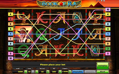 Der Book of Ra Deluxe Online Slot bei JackpotPiraten