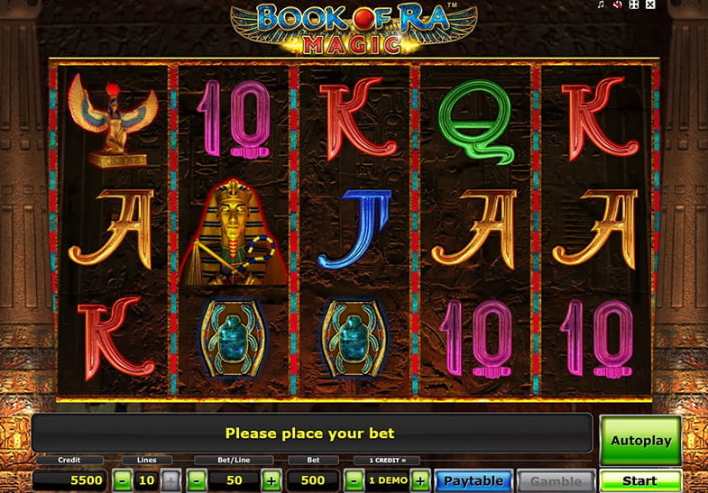 Book of Ra Magic Online Slot by Novomatic