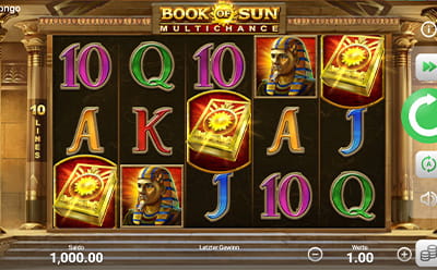 Der Book of Sun Multichance Online Slot bei Casombie