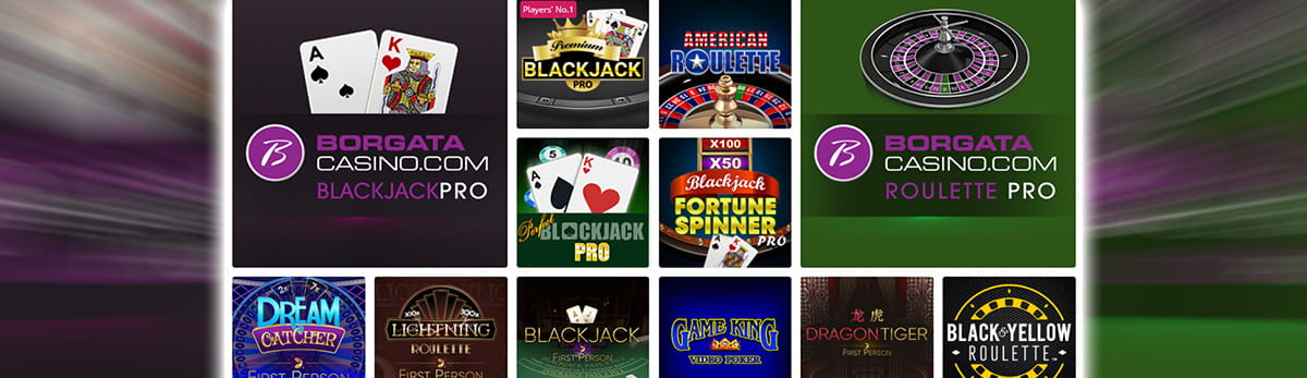 Table Games Catalogue at Borgata Casino