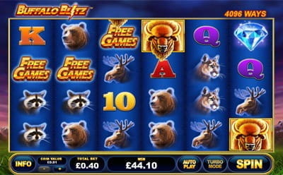 The Buffalo Blitz Online Slot at Sun Vegas
