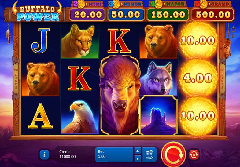 Free Demo of the Buffalo Power Hold and Win Slot 
