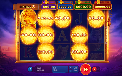 Buffalo Power Hold and Win Slot Free Spins