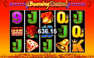 Burning Desire Gamble Feature