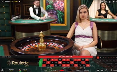 Roulette at bwin Live Casino