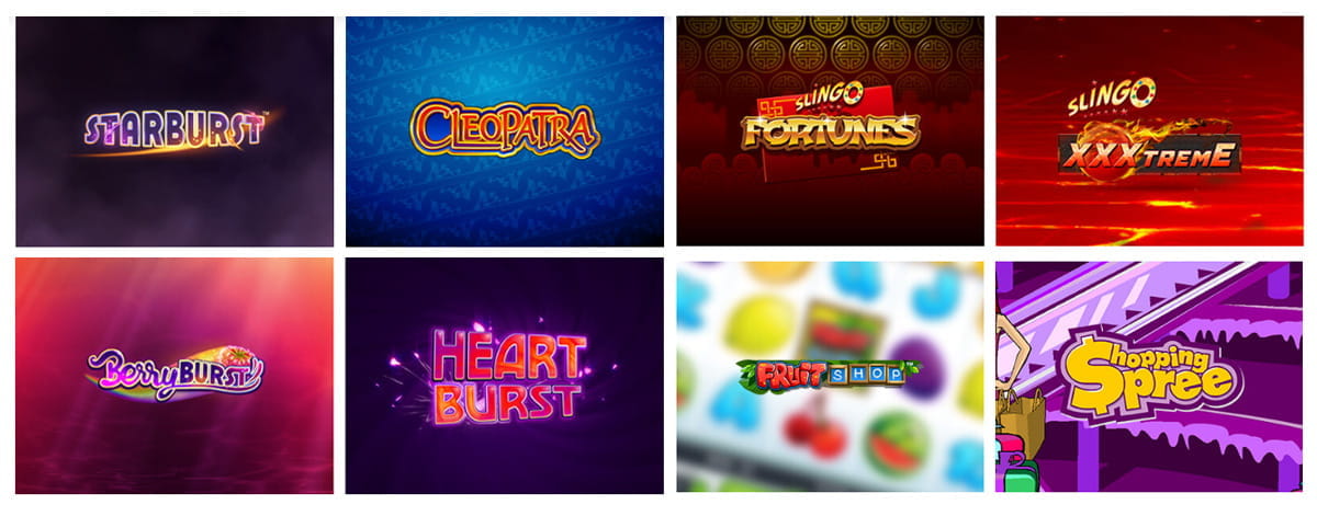 Candy Shop Bingo Collection of Online Slots