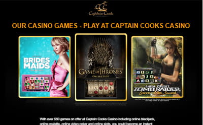 Captain Cooks Mobile Slot Games