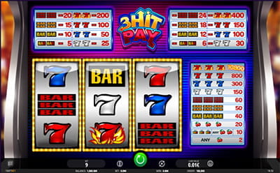 Picture of 3 Hit Pay at Cashino Casino