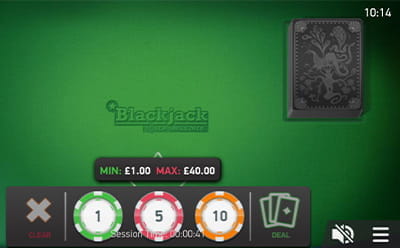 Bet on Blackjack with Casilando Casino App.
