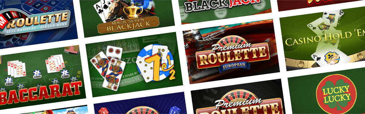 Casino.com Table and Card Games Selection