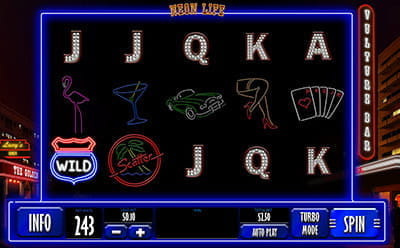 Casino.com Video Slot Neon Life