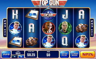 Casino.com Video Slot Top Gun