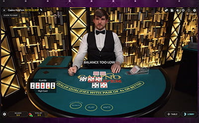 Casino Hold'Em Live Game