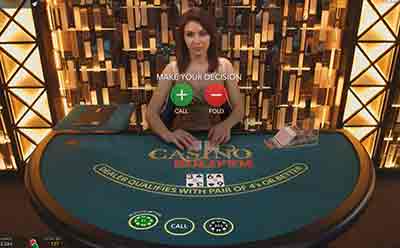 Casino Holdem Live Dealer Game