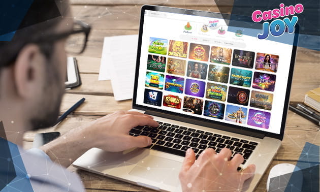 Play Table Games and Slots at Casino Joy.