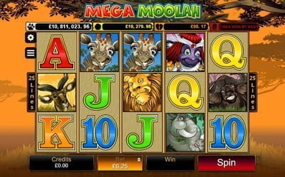 The Mega Moolah Online Slot at Casino of Dreams
