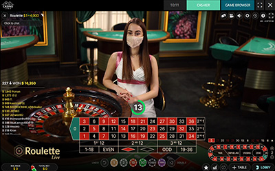 Casinoland Live Casino Roulette