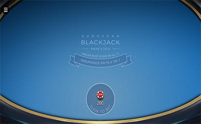 European Blackjack on Casoola Mobile