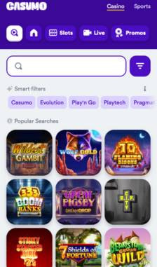 Casumo Games Overview